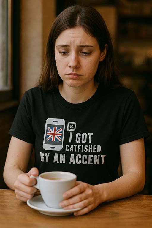 I Got Catfished by an Accent T-shirt