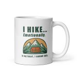 I Hike Emotionally Mug 11 oz