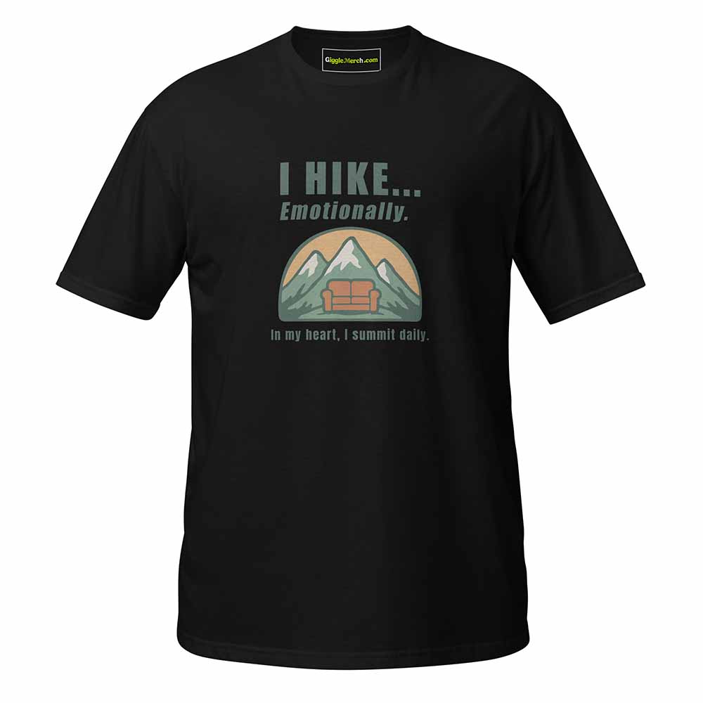 I Hike... Emotionally T-shirt black