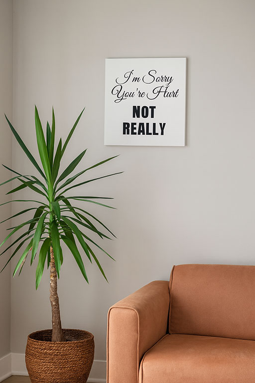 I’m Sorry You’re Hurt… Not Really Poster