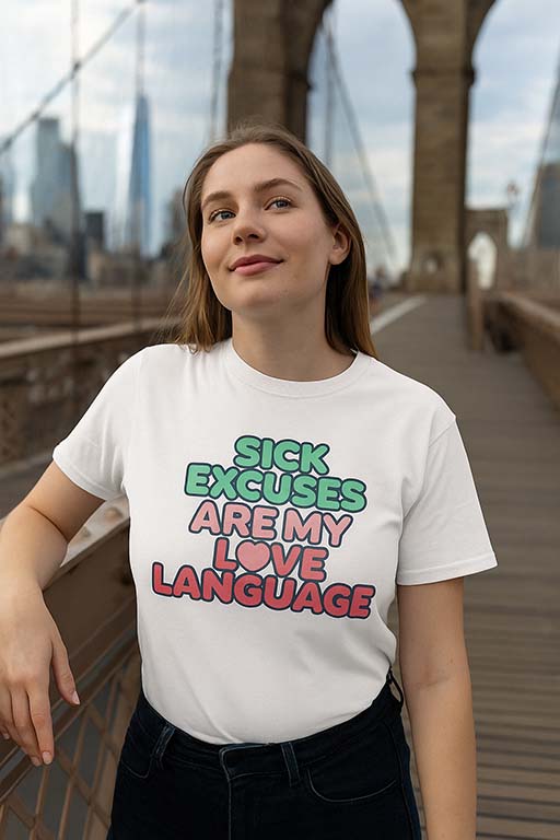 Sick Excuses Are My Love Language T-Shirt