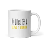 Ding! Level Up Personalized Birthday Mug 11oz