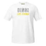 Ding! Level Up Personalized Birthday T-shirt white