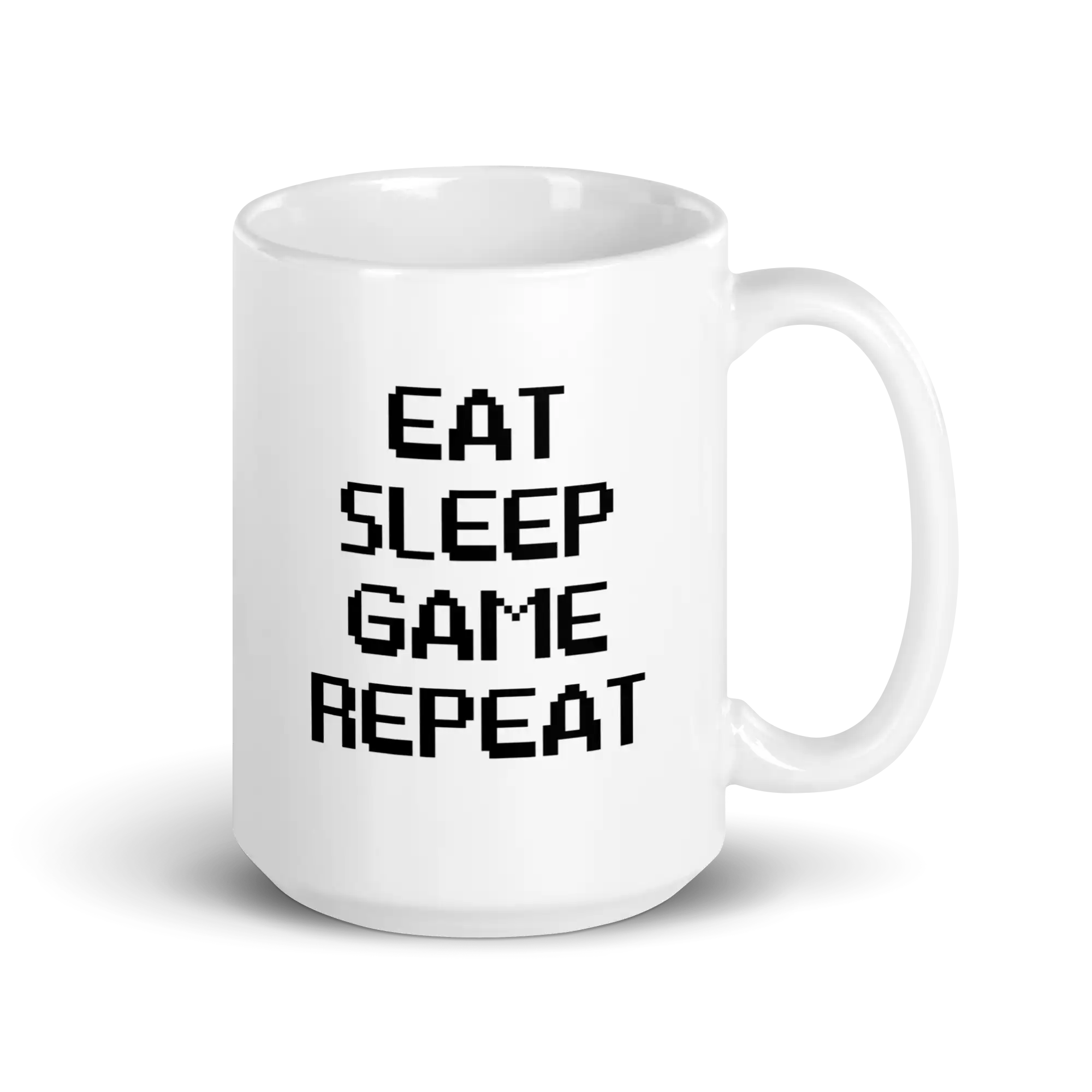 Eat Sleep Game Repeat Mug 15oz