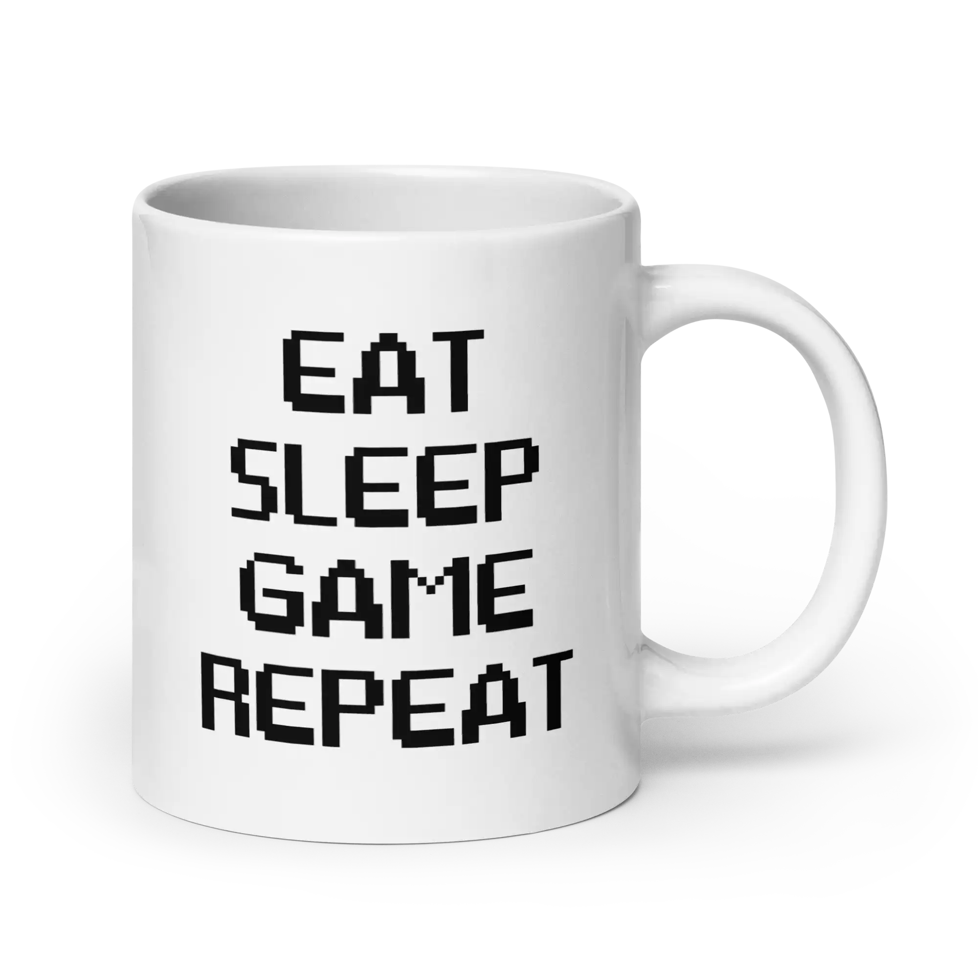 Eat Sleep Game Repeat Mug 20oz