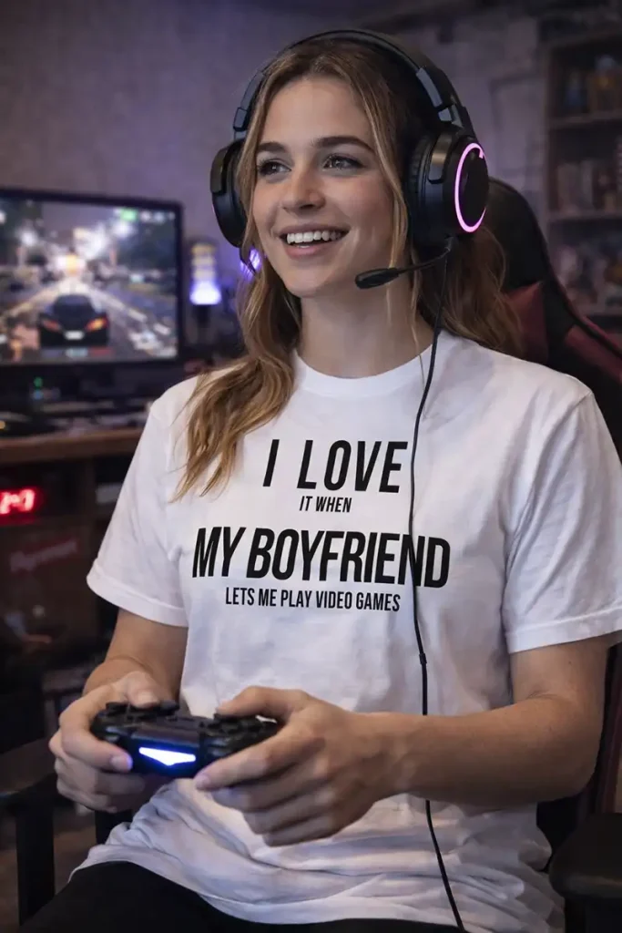 I Love it when My Boyfriend lets me play video games T shirt