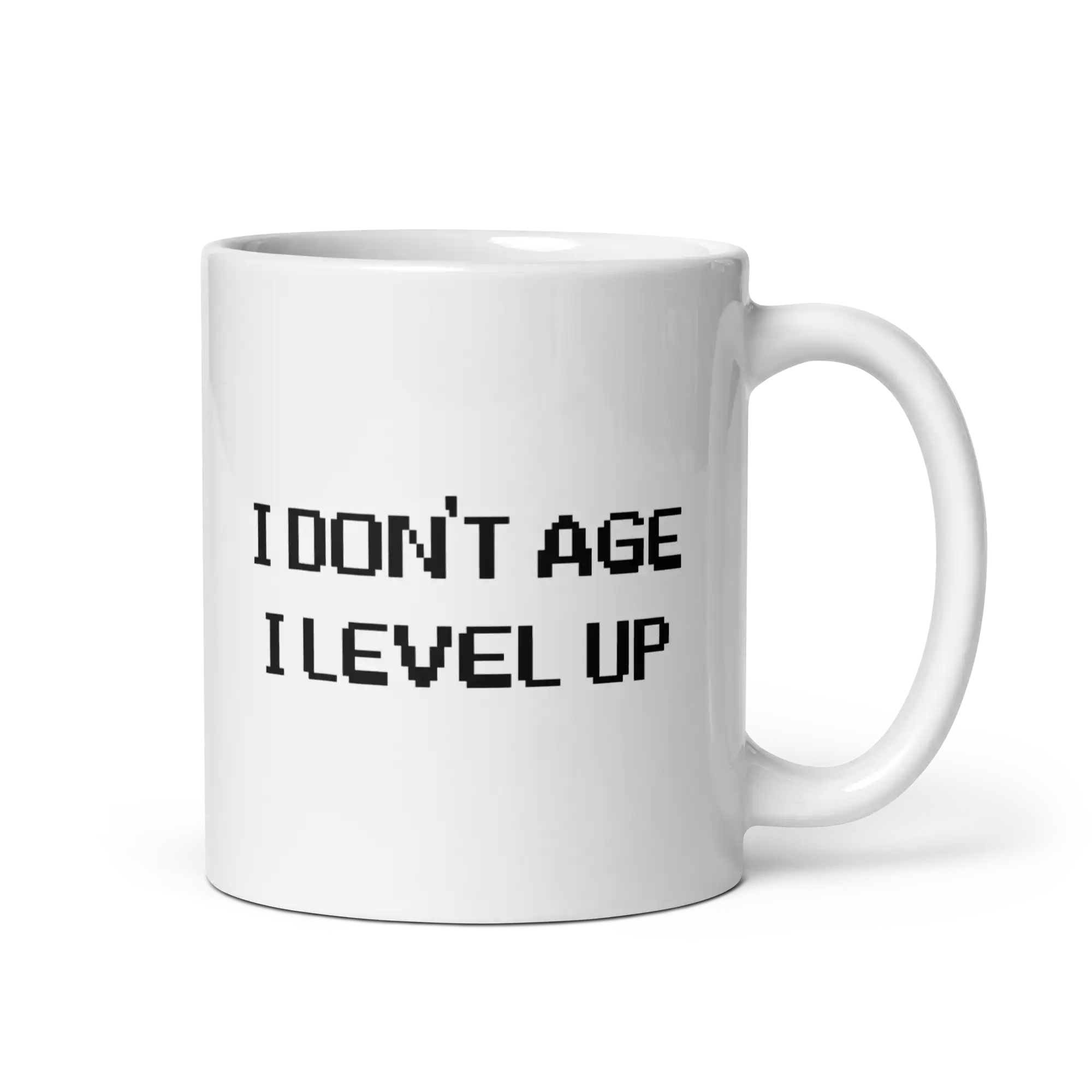 I don't age I level up mug 11oz