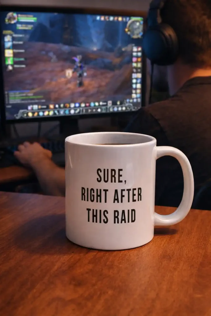 Sure Right After This Raid Mug - WoW Coffee Cup
