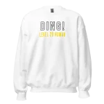 Ding! Level Up Personalized Birthday Sweatshirt white