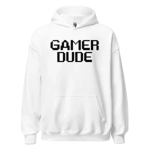 Gamer Dude Hoodie white