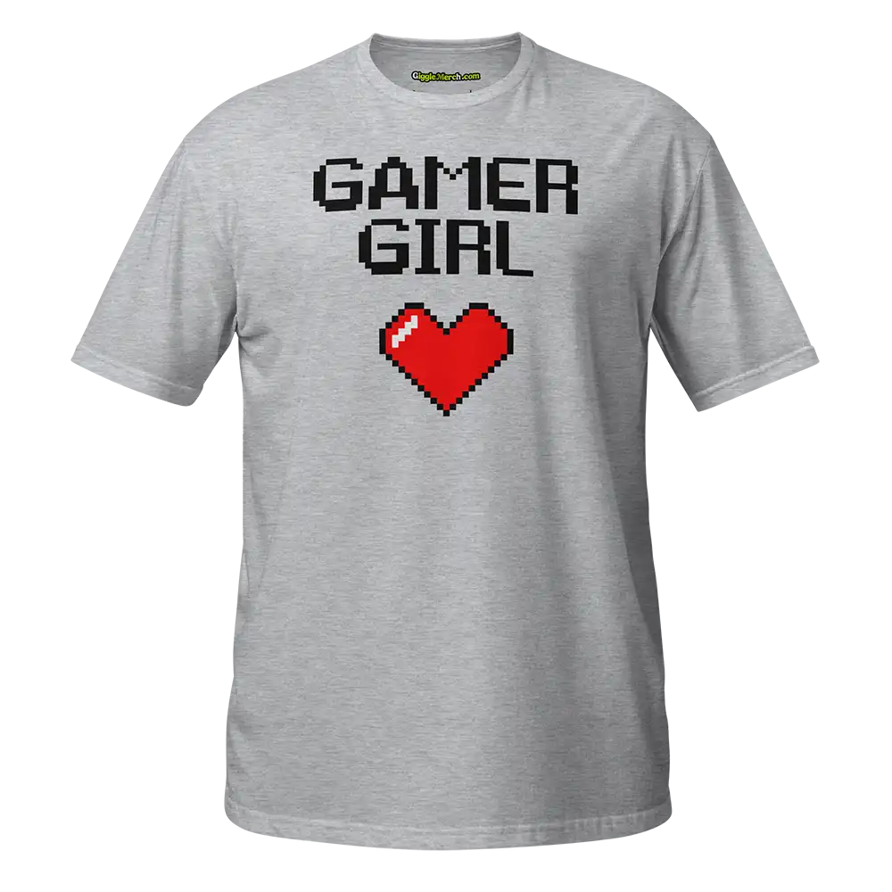 Gamer Girl T-shirt grey