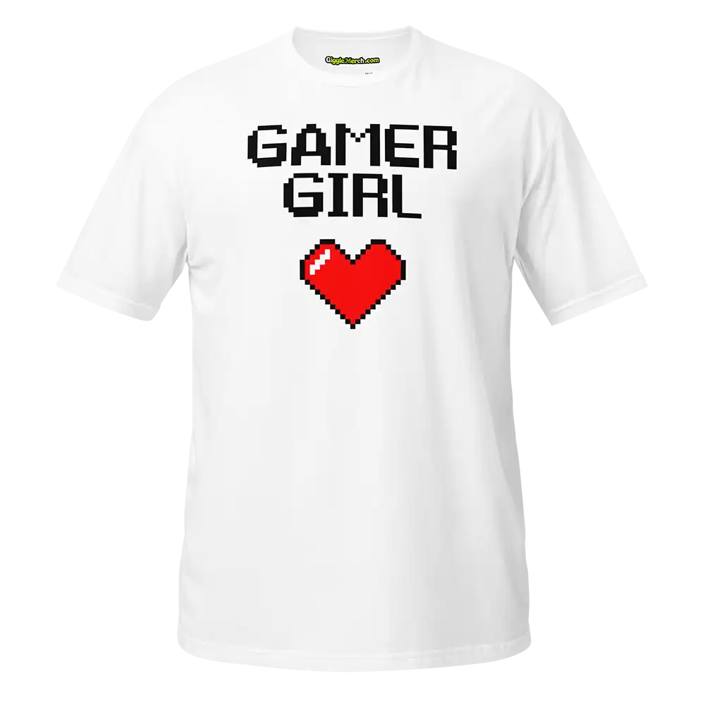 Gamer Girl T-shirt white