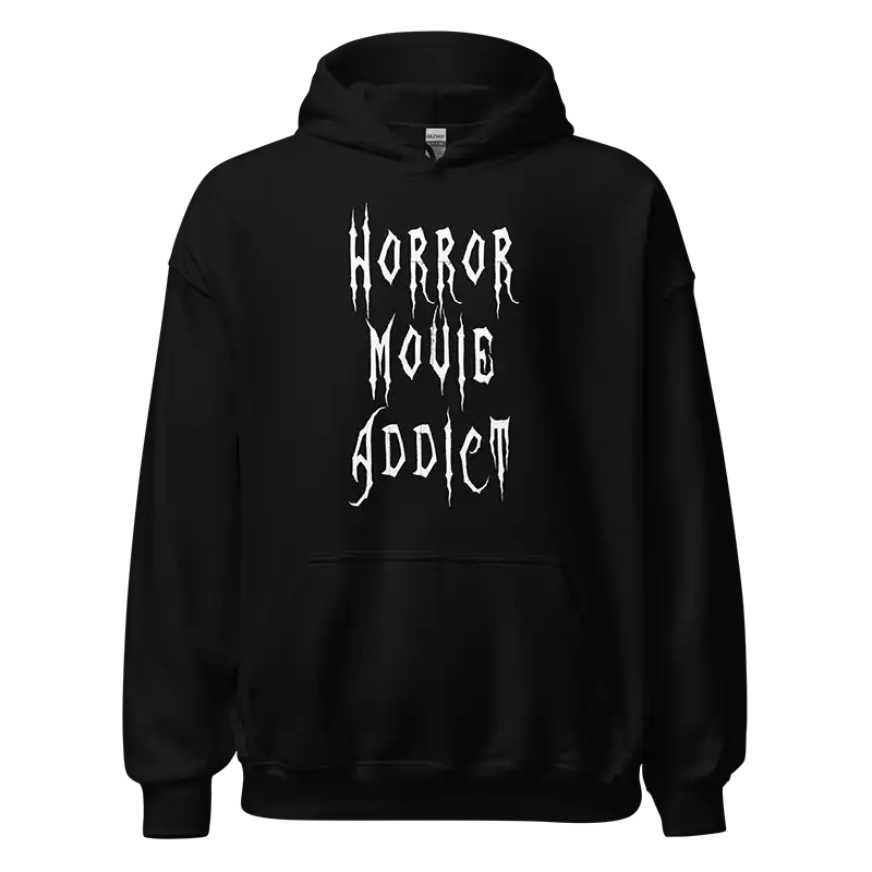 Horror Movie Addict Hoodie black