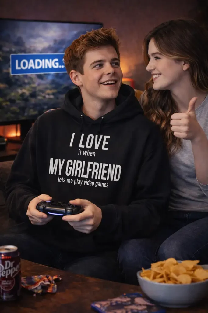 I Love It When My Girlfriend Lets Me Play Video Games Hoodie