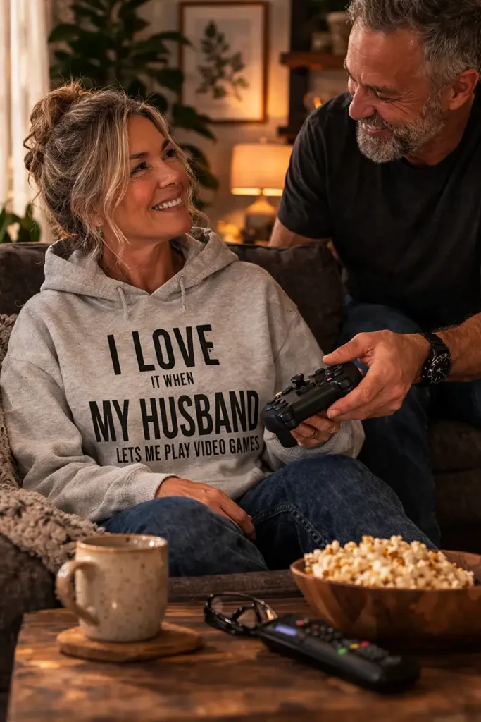 I Love It When My Husband Lets Me Play Video Games Hoodie