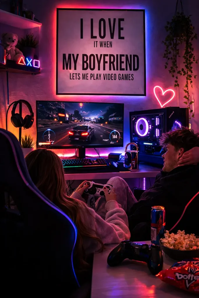 I Love it when My Boyfriend lets me play video games Poster