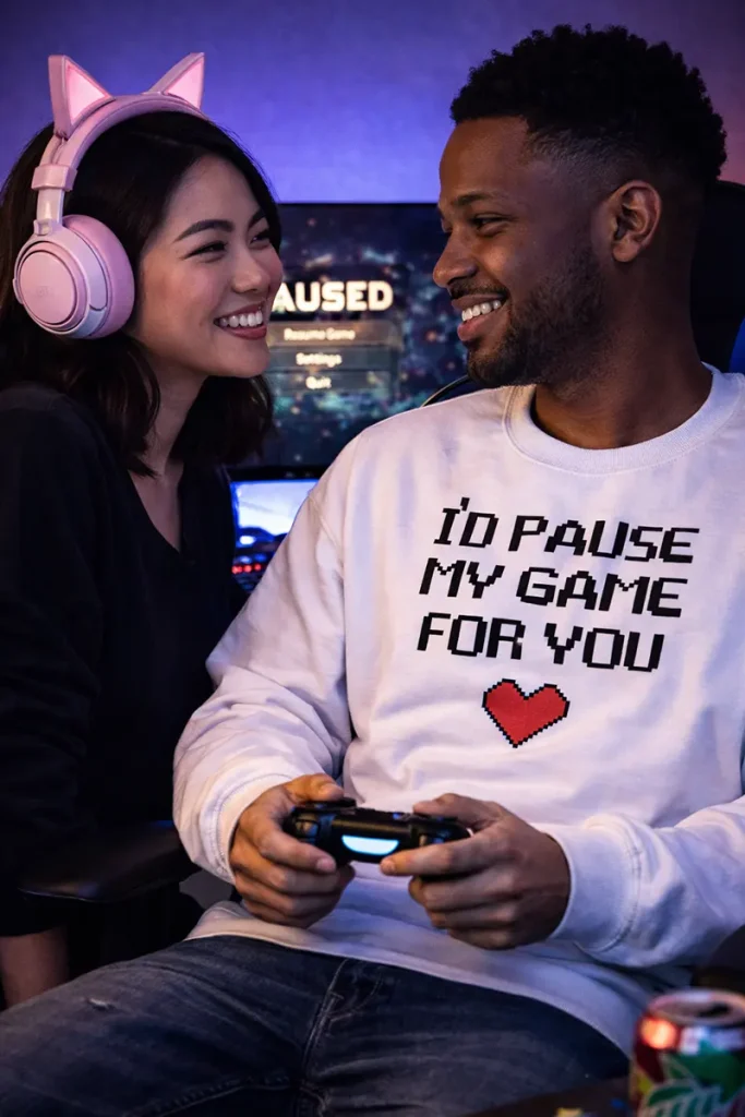 I’d Pause My Game For You Sweatshirt Crewneck