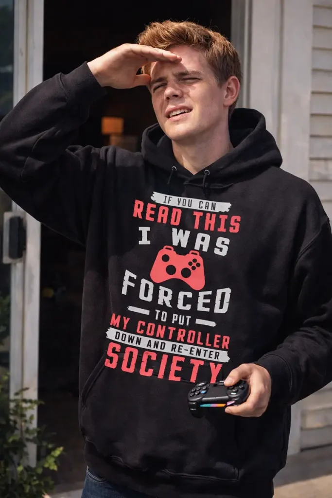 If You Can Read This I Was Forced to Put My Controller Down and Re Enter Society Hoodie