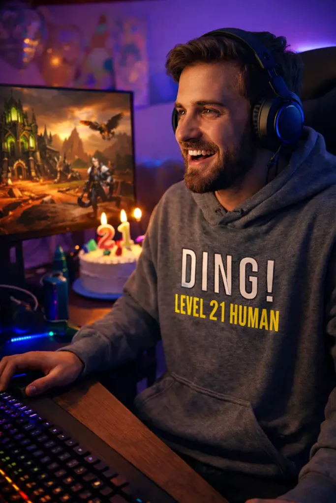 Level Up Personalized Birthday Hoodie
