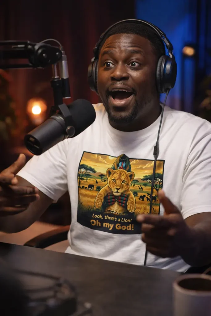 Look There's A Lion Oh My God T-shirt