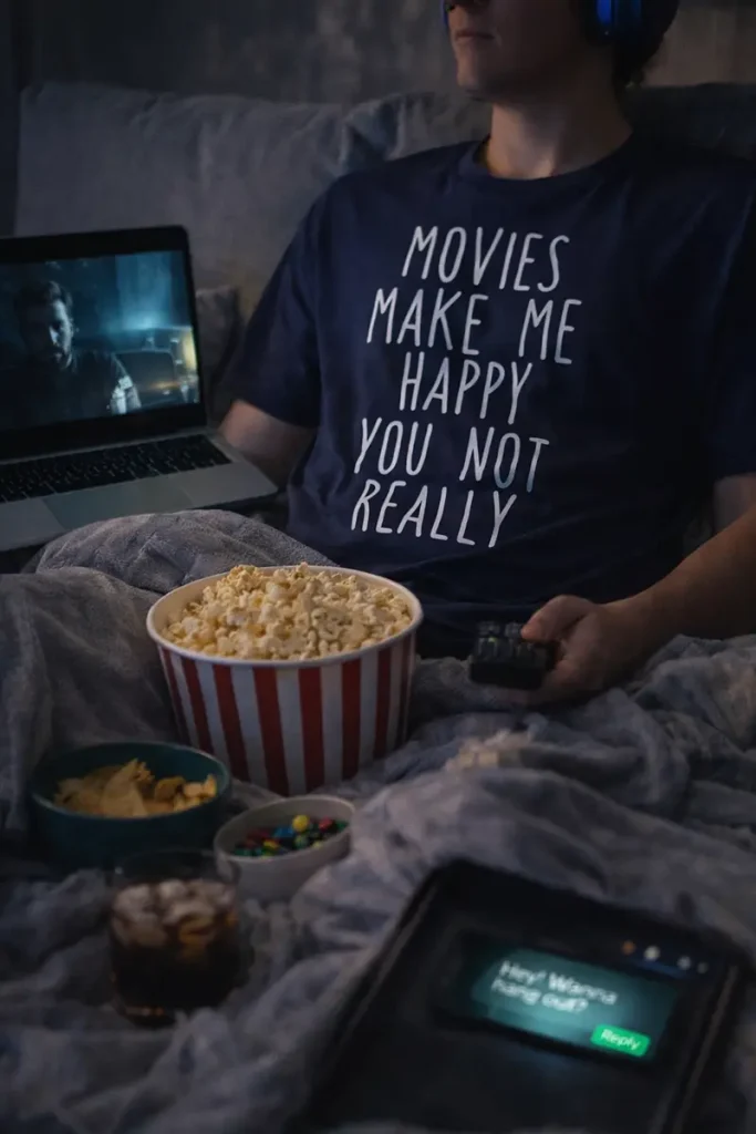 Movies Make Me Happy T-Shirt