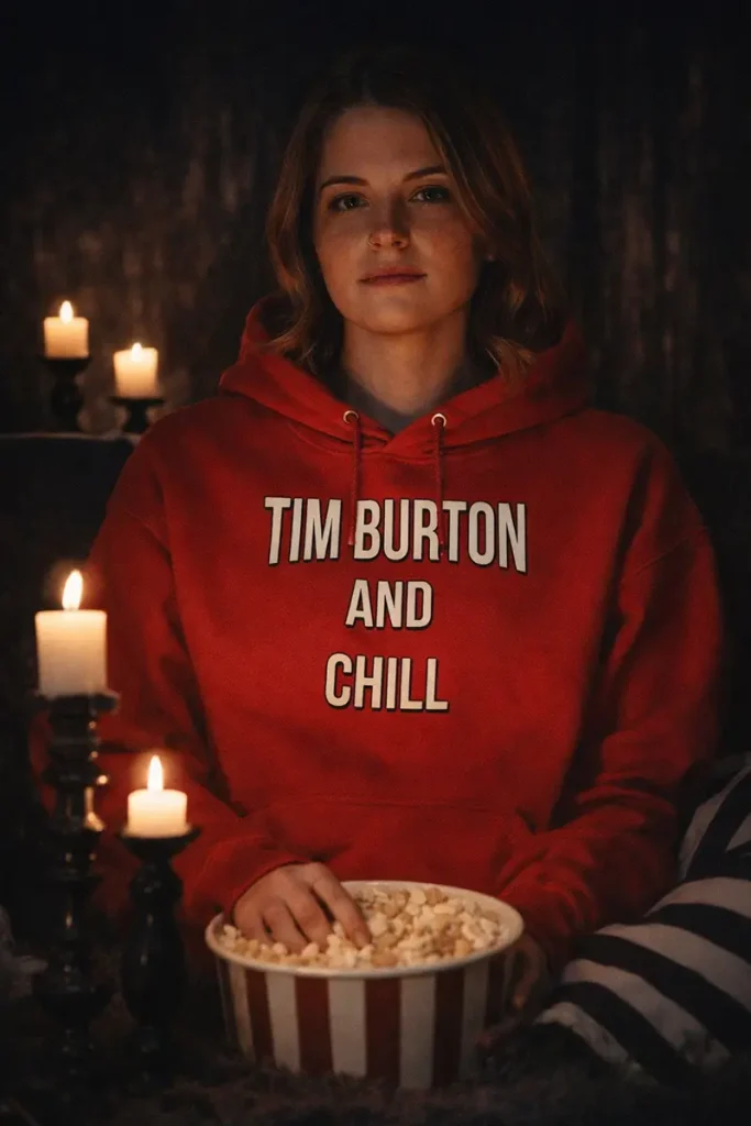 Tim Burton And Chill Hoodie