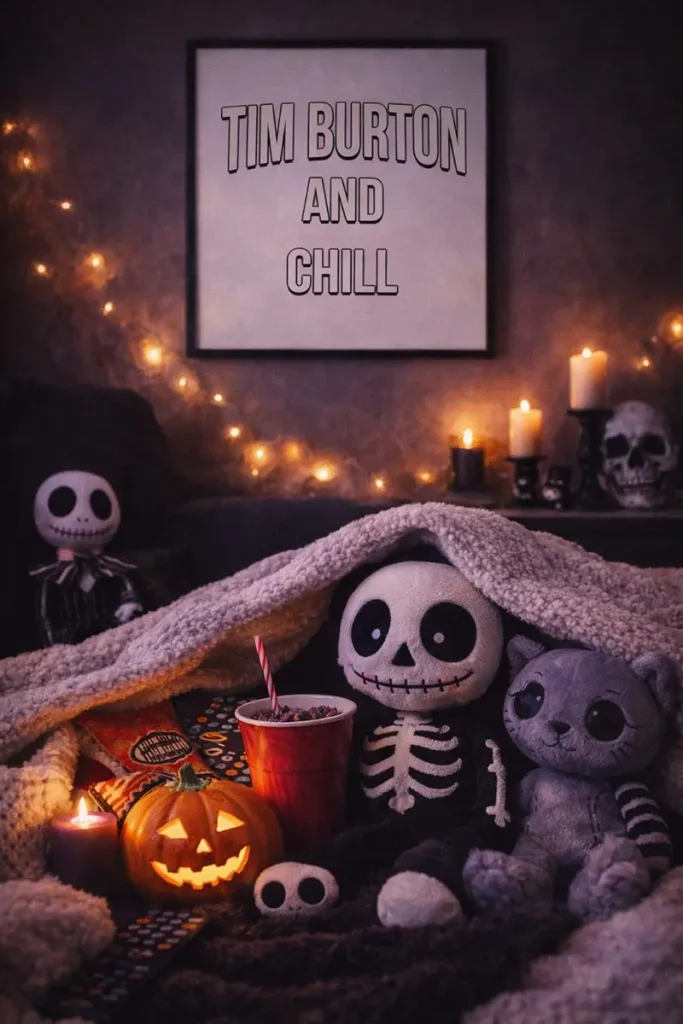 Tim Burton And Chill Poster