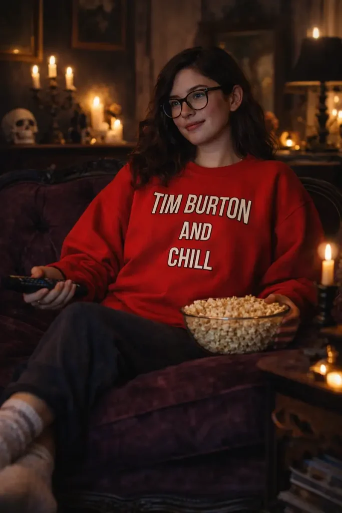 Tim Burton And Chill Sweatshirt