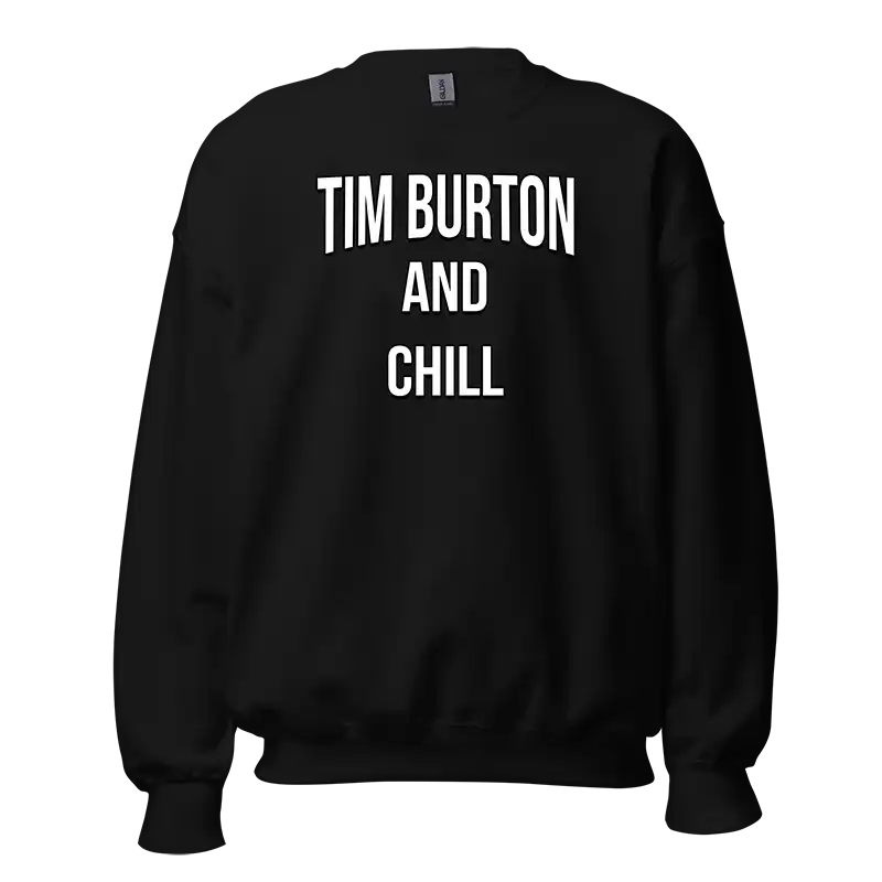 Tim Burton And Chill Sweatshirt black