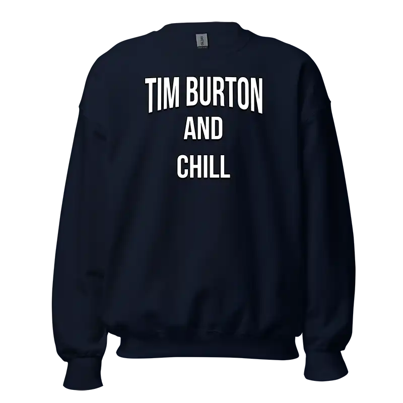 Tim Burton And Chill Sweatshirt navy