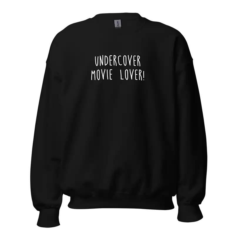 Undercover Movie Lover Sweatshirt black