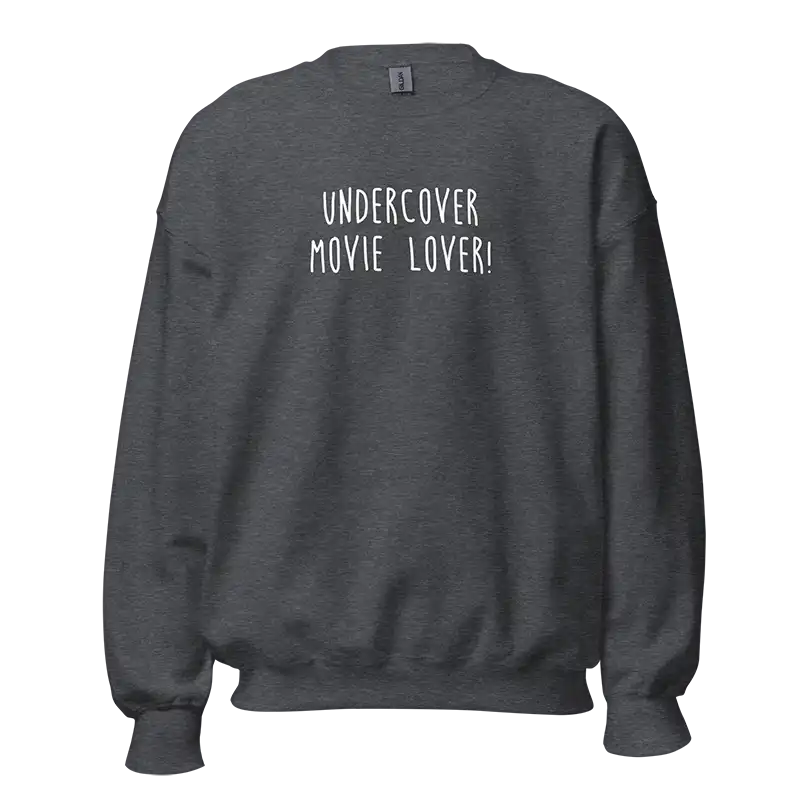 Undercover Movie Lover Sweatshirt dark heather
