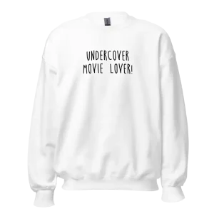 Undercover Movie Lover Sweatshirt white