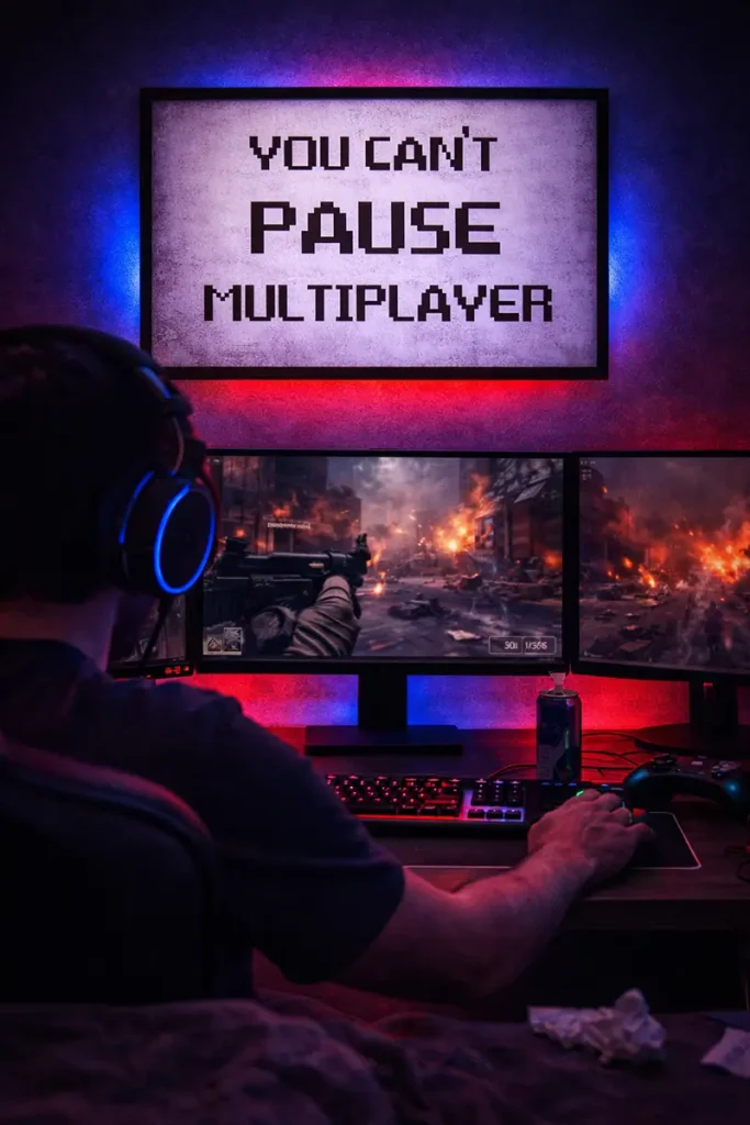 You Can’t Pause Multiplayer Poster