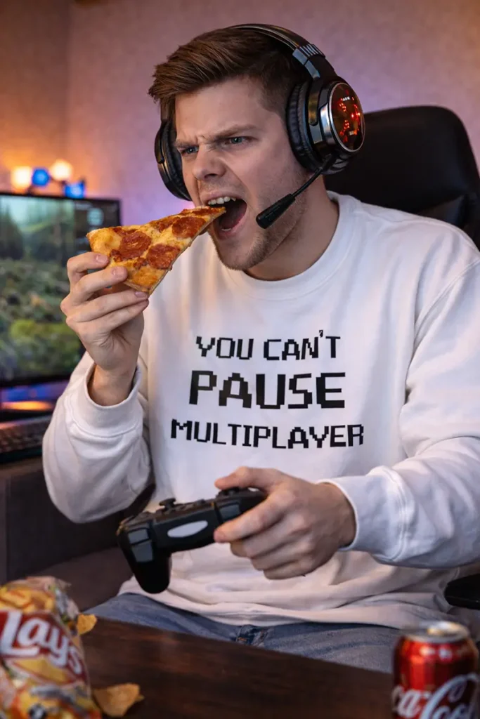 You Can’t Pause Multiplayer Sweatshirt Crewneck