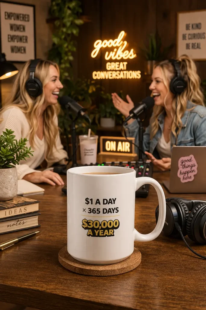 1 Dollar a Day 30000 a Year Mug