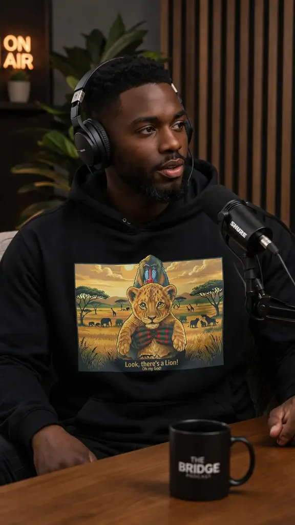 Look There is a Lion Hoodie