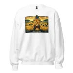 Look There's A Lion OMG Sweatshirt white