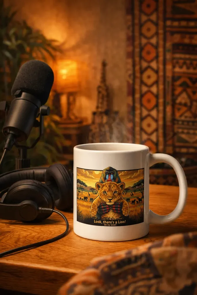 Look There’s a Lion Mug