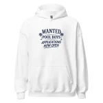 Wanted Pool Boys Applications Now Open Hoodie white
